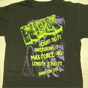 Marvel BLK/GRN Hulk T-shirt, Men's XL Spring Sale